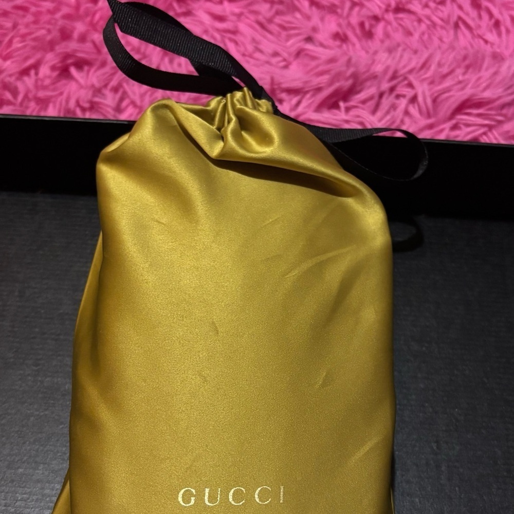 Gucci Oversized Square Dark Brown Sunglasses - Picture 9 of 12